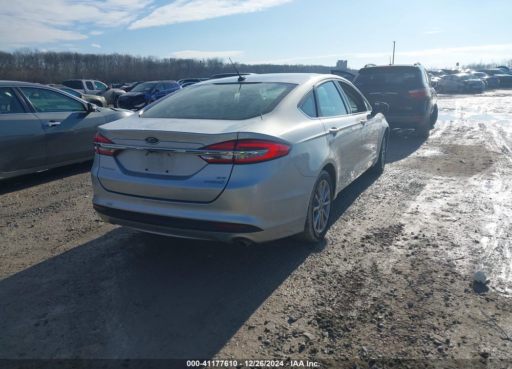 2017 FORD FUSION HYBRID VIN: 3FA6P0LU8HR374135