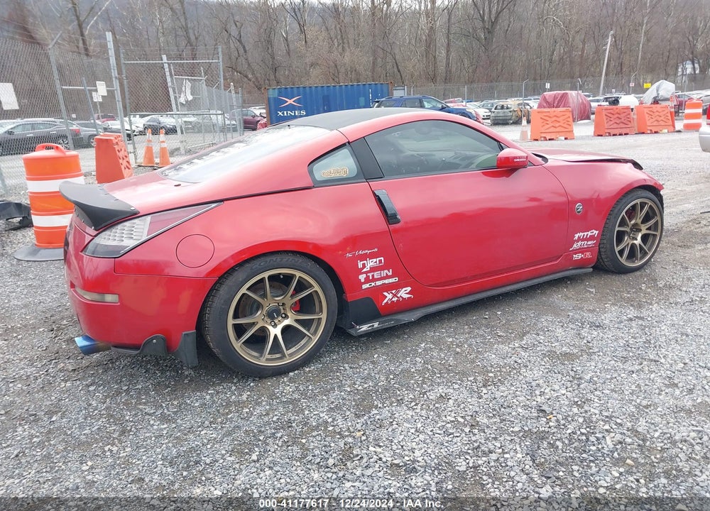 2003 NISSAN 350Z TOURING VIN: JN1AZ34D83T118411