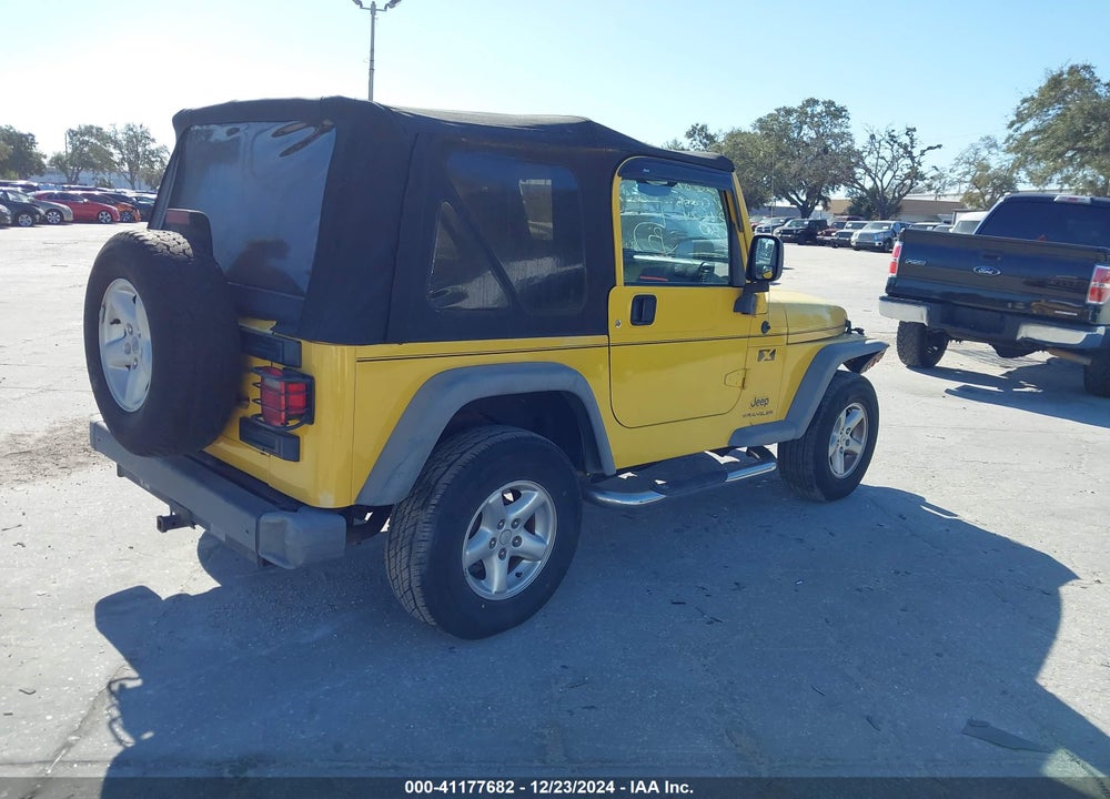 2004 ANGLER JEEP WR X VIN: 1J4FA39S24P782662