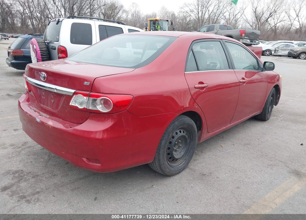 2013 TOYOTA COROLLA LE VIN: 5YFBU4EE4DP186260
