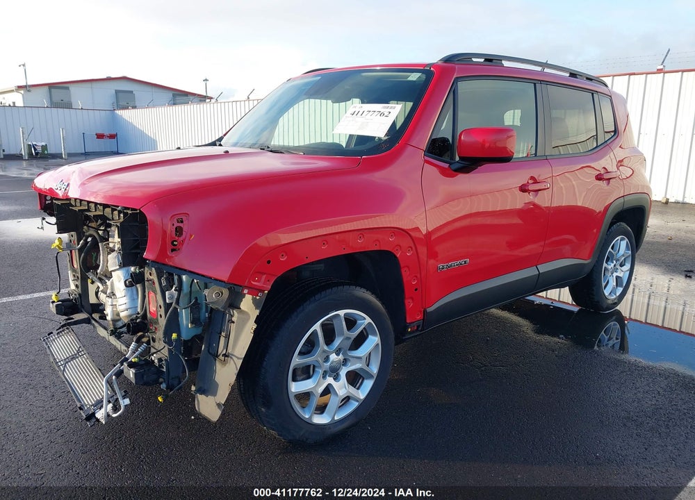2015 JEEP RENEGADE LATITUDE VIN: ZACCJBBTXFPC16566