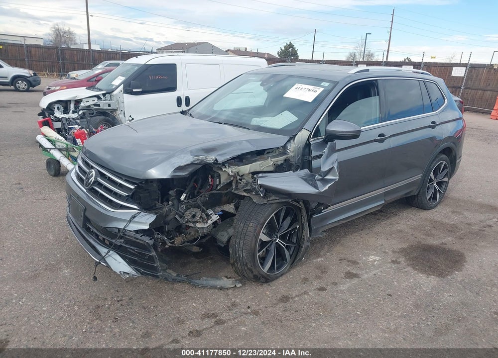 2022 VOLKSWAGEN TIGUAN 2.0T SEL R-LINE VIN: 3VV4B7AX0NM172146