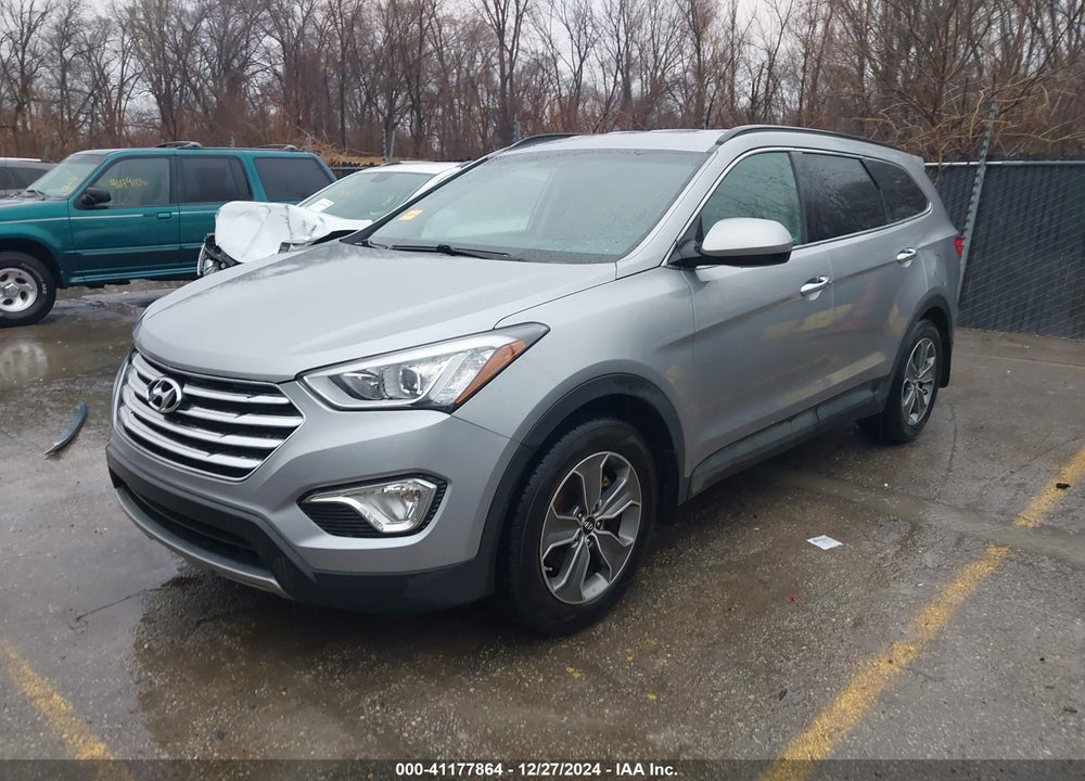 2014 HYUNDAI SANTA FE GLS VIN: KM8SM4HF0EU058411