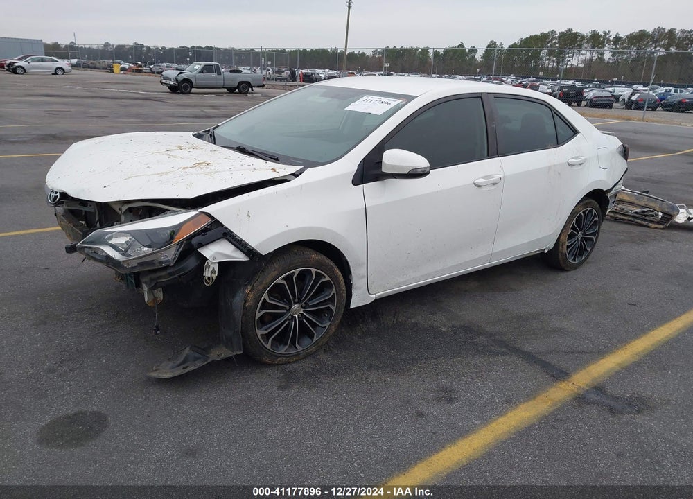2016 TOYOTA COROLLA VIN: 5YFBURHE9GP494599
