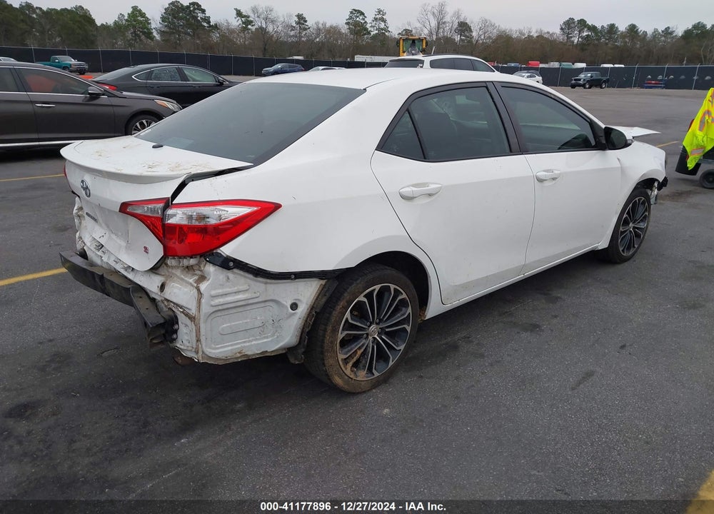 2016 TOYOTA COROLLA VIN: 5YFBURHE9GP494599