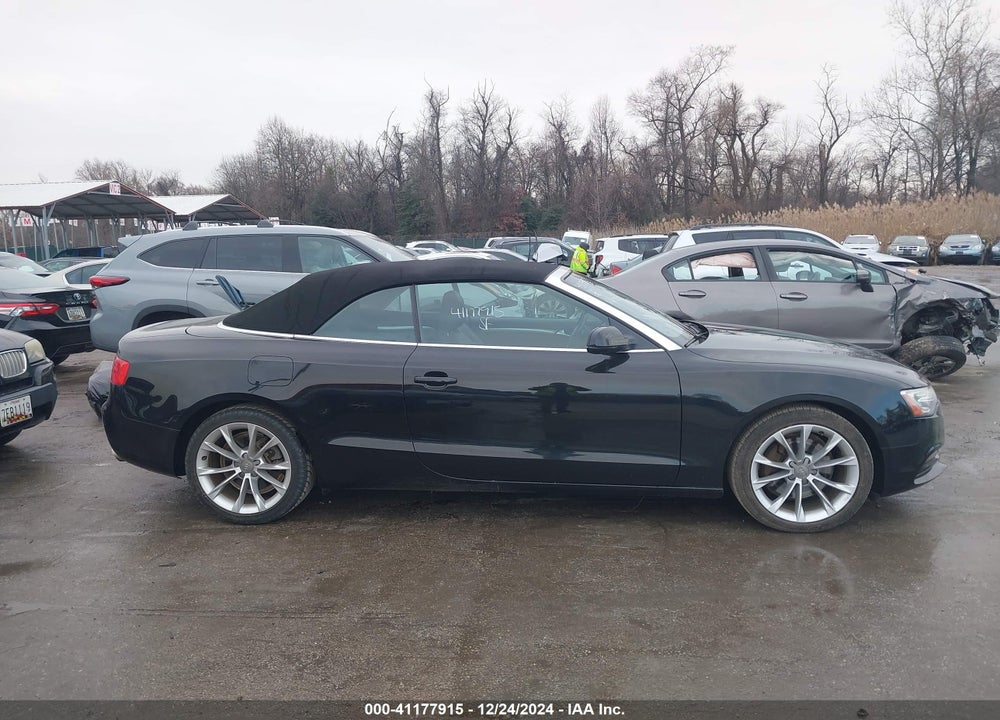 2013 AUDI A5 2.0T PREMIUM VIN: WAUAFAFH0DN013844