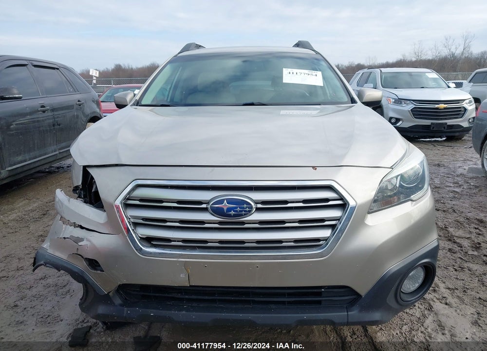 2017 SUBARU OUTBACK 2.5I PREMIUM VIN: 4S4BSADC6H3440534