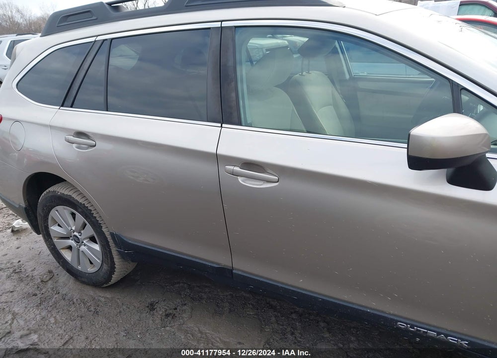 2017 SUBARU OUTBACK 2.5I PREMIUM VIN: 4S4BSADC6H3440534
