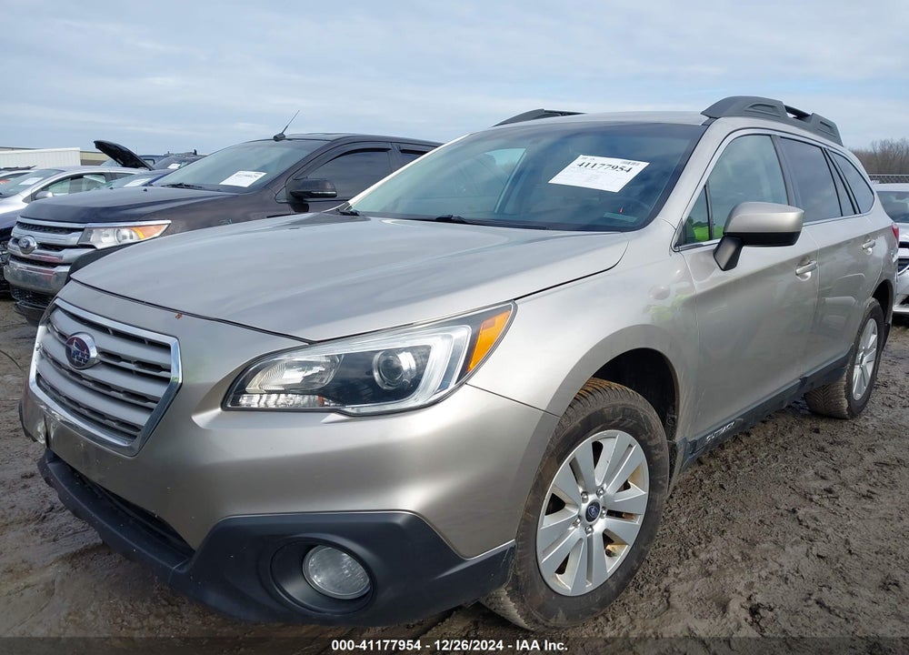 2017 SUBARU OUTBACK 2.5I PREMIUM VIN: 4S4BSADC6H3440534