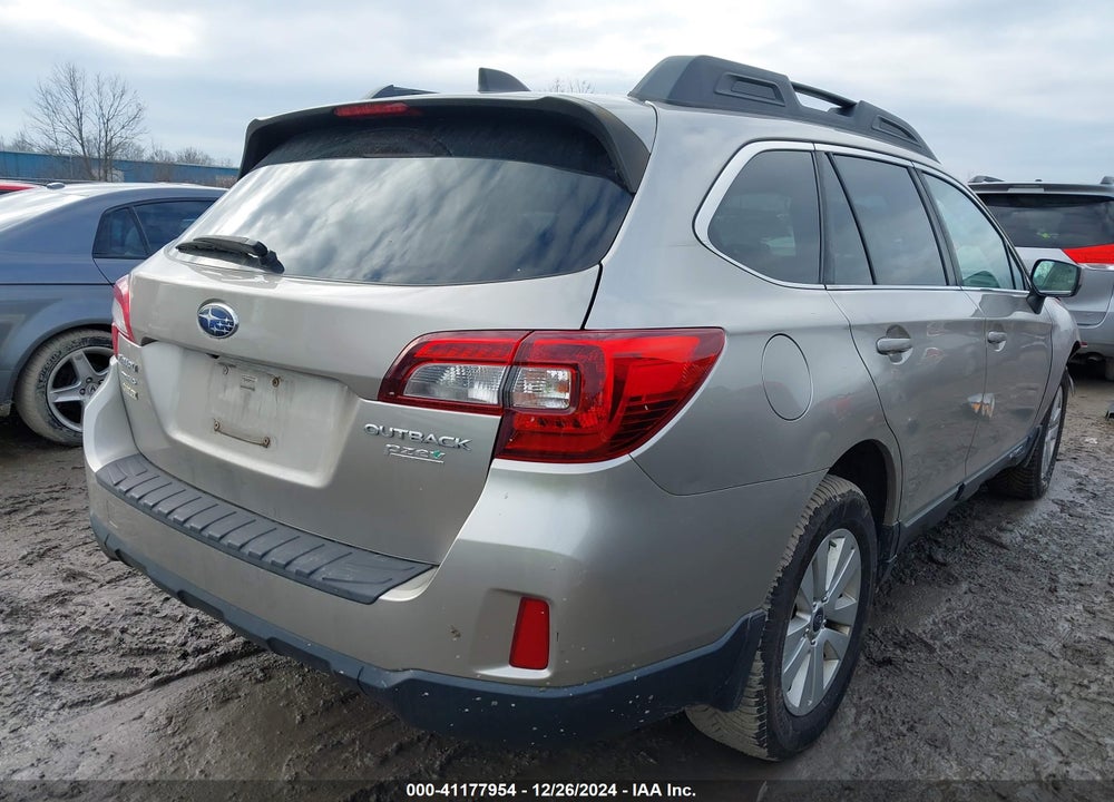 2017 SUBARU OUTBACK 2.5I PREMIUM VIN: 4S4BSADC6H3440534