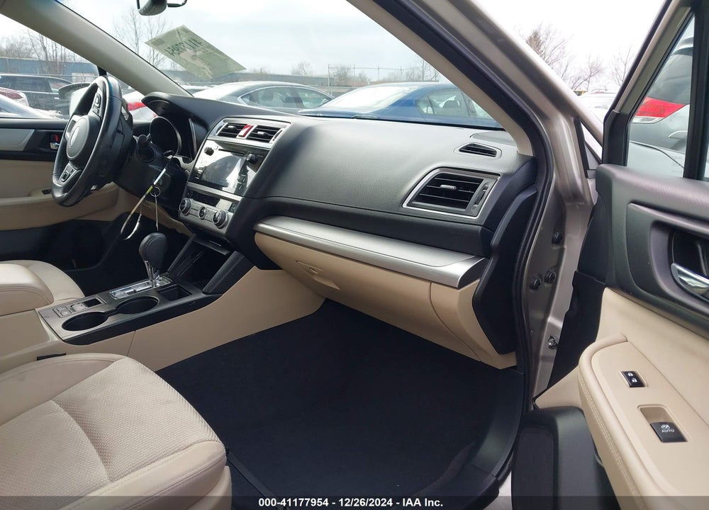 2017 SUBARU OUTBACK 2.5I PREMIUM VIN: 4S4BSADC6H3440534