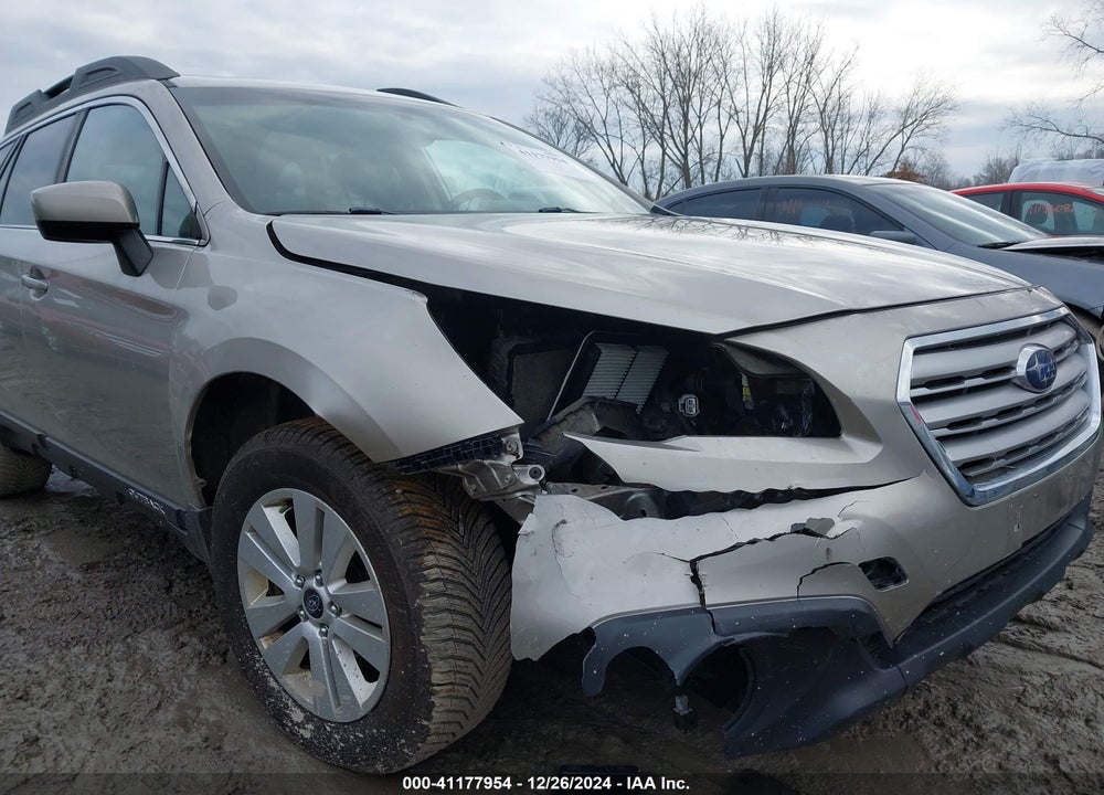 2017 SUBARU OUTBACK 2.5I PREMIUM VIN: 4S4BSADC6H3440534