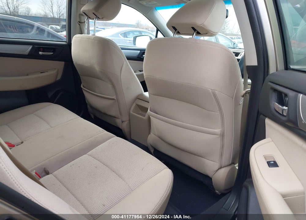 2017 SUBARU OUTBACK 2.5I PREMIUM VIN: 4S4BSADC6H3440534