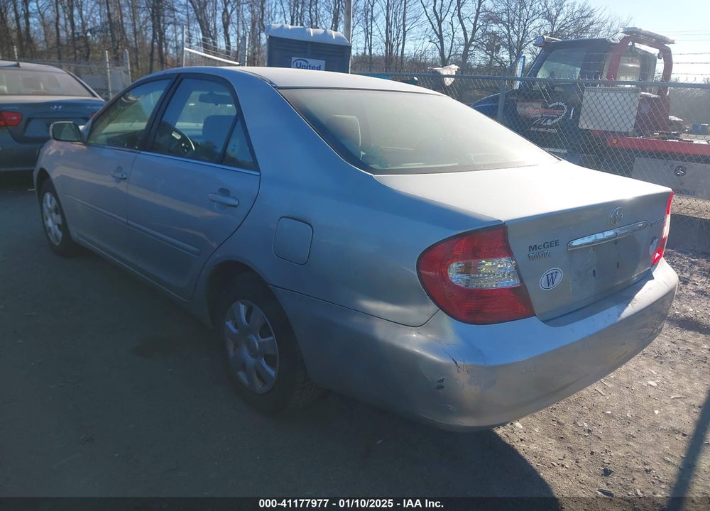 2003 TOYOTA CAMRY LE VIN: 4T1BE32K93U144567