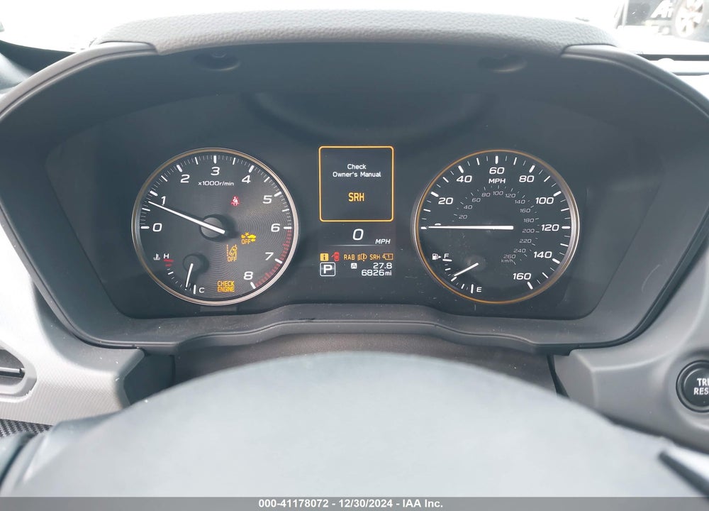 2024 SUBARU CROSSTREK WILDERNESS VIN: 4S4GUHU62R3803559
