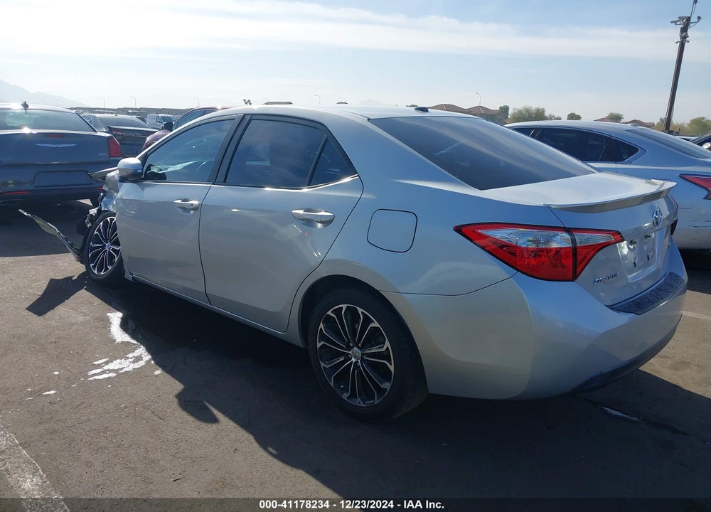 2014 TOYOTA COROLLA L/LE/LE PLS/PRM/S/S PLS VIN: 5YFBURHE3EP075595