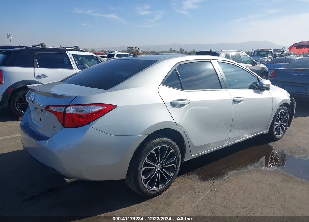 2014 TOYOTA COROLLA L/LE/LE PLS/PRM/S/S PLS VIN: 5YFBURHE3EP075595