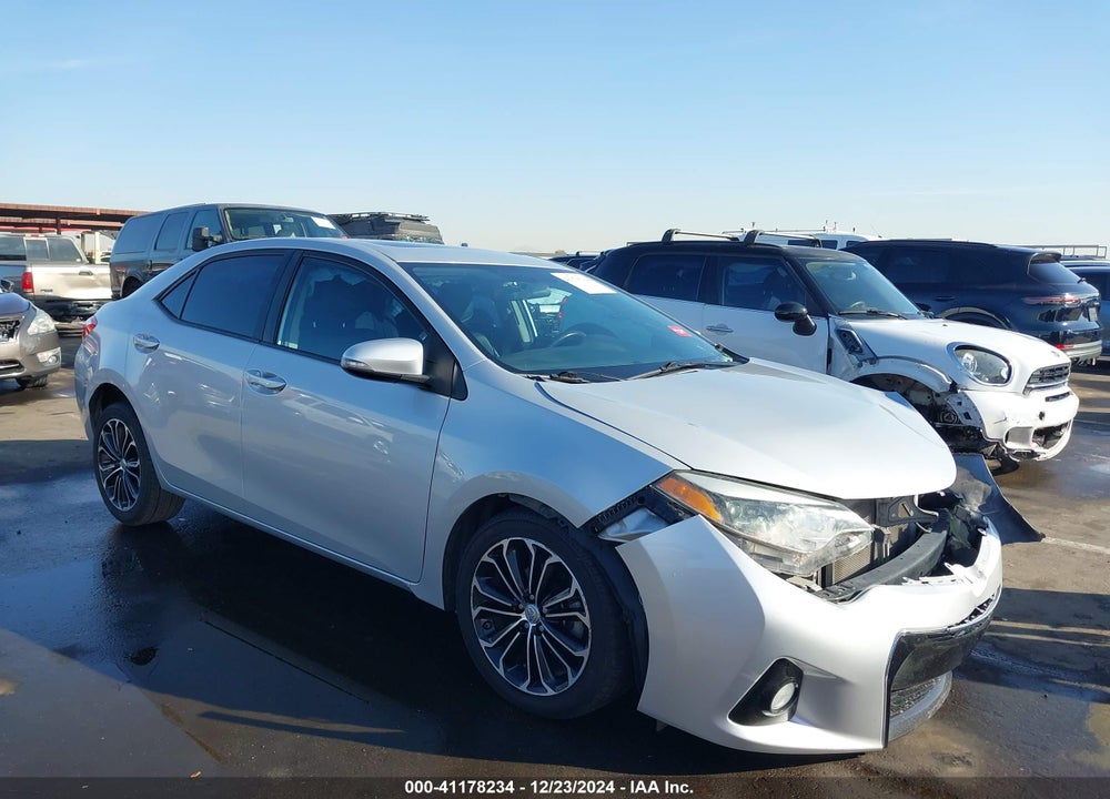 2014 TOYOTA COROLLA L/LE/LE PLS/PRM/S/S PLS VIN: 5YFBURHE3EP075595