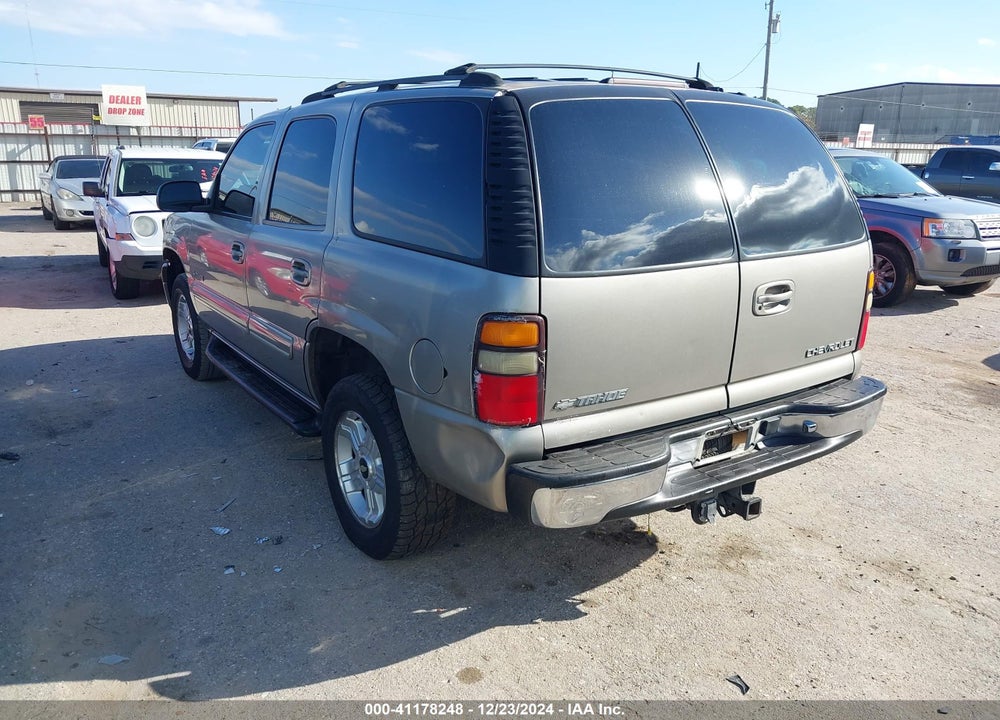 2001 CHEVROLET TAHOE LT VIN: 1GNEC13T81J249108