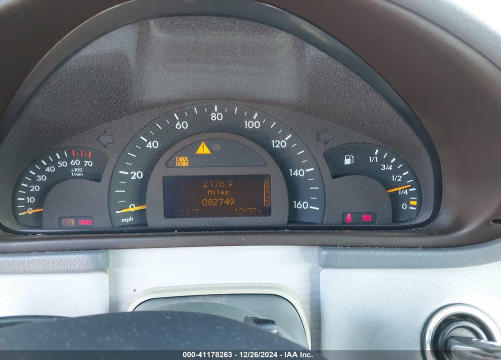 2004 MERCEDES-BENZ C 230 KOMPRESSOR SPORT/SPORT VIN: WDBRF40J74A612412