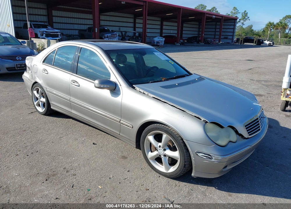 2004 MERCEDES-BENZ C 230 KOMPRESSOR SPORT/SPORT VIN: WDBRF40J74A612412