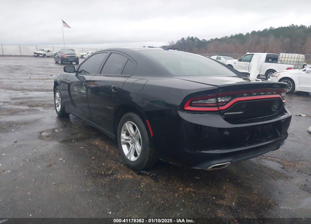 2019 DODGE CHARGER SXT RWD VIN: 2C3CDXBG5KH748170
