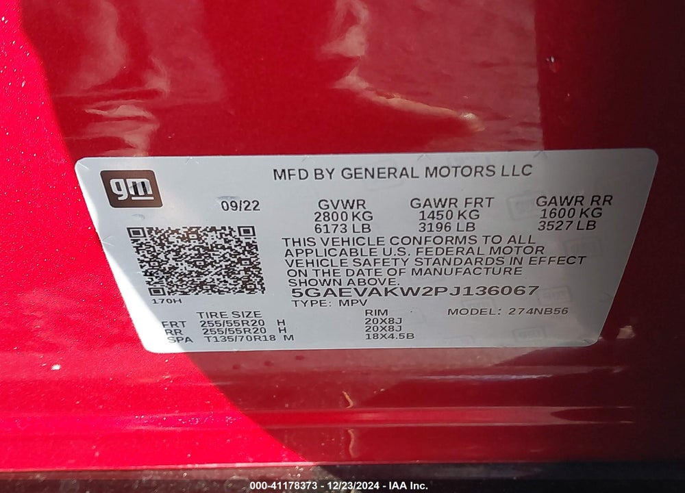 2023 BUICK ENCLAVE ESSENCE AWD VIN: 5GAEVAKW2PJ136067