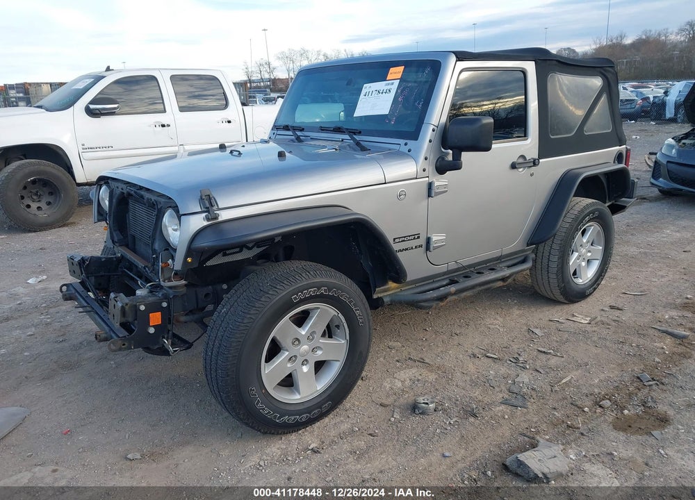 2016 JEEP WRANGLER SPORT VIN: 1C4AJWAG8GL241930