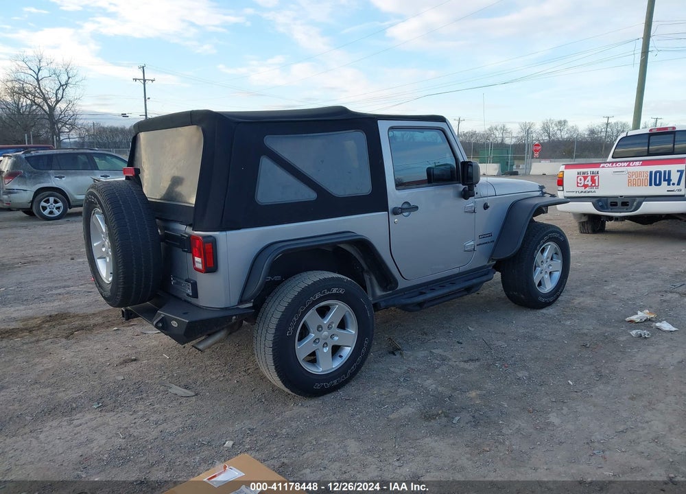 2016 JEEP WRANGLER SPORT VIN: 1C4AJWAG8GL241930