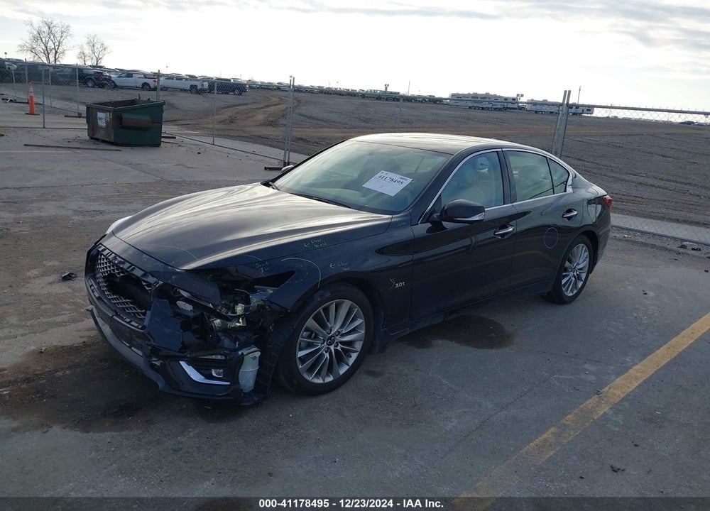 2019 INFINITI Q50 3.0T LUXE VIN: JN1EV7AR3KM590433