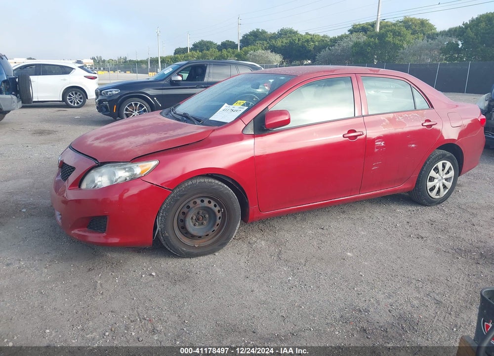 2009 TOYOTA COROLLA LE VIN: JTDBL40EX99028870
