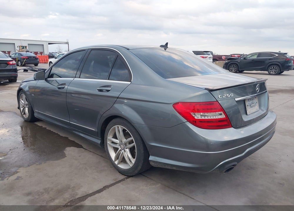 2012 MERCEDES-BENZ C 250 VIN: WDDGF4HB3CR203061