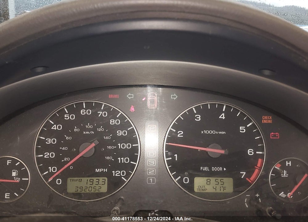 2004 SUBARU OUTBACK LIMITED VIN: 4S3BH686447605083