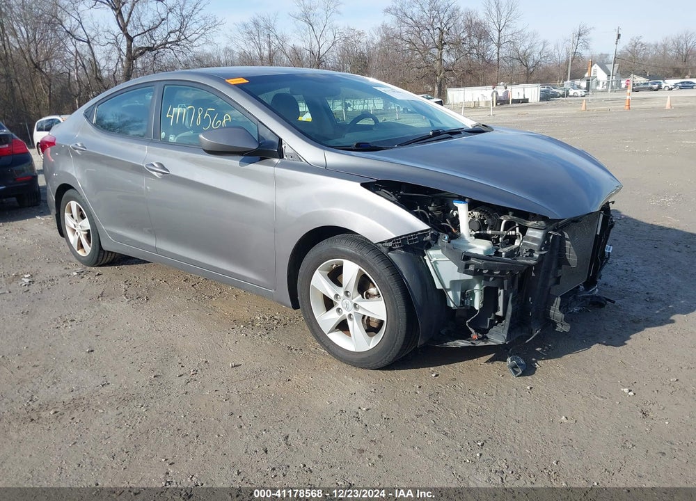 2013 HYUNDAI ELANTRA GLS VIN: 5NPDH4AE6DH272590