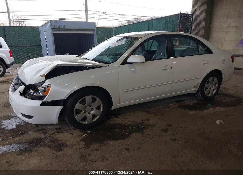 2007 HYUNDAI SONATA GLS VIN: 5NPET46C07H246386