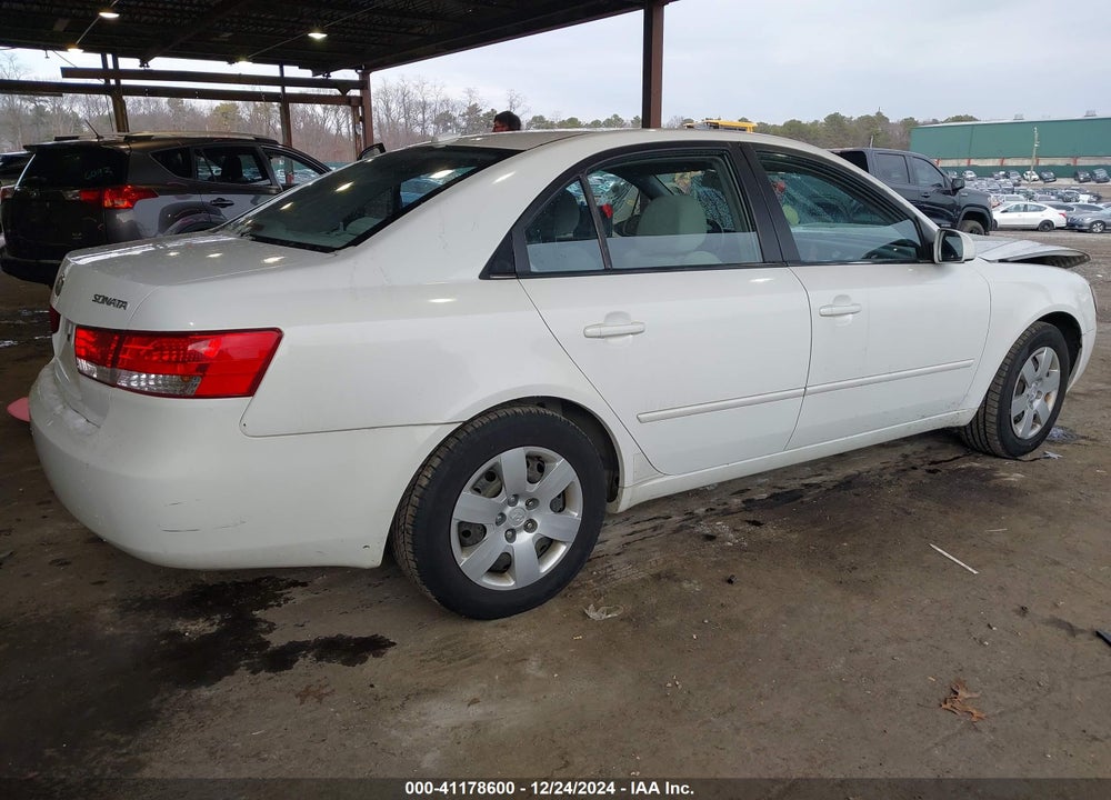 2007 HYUNDAI SONATA GLS VIN: 5NPET46C07H246386