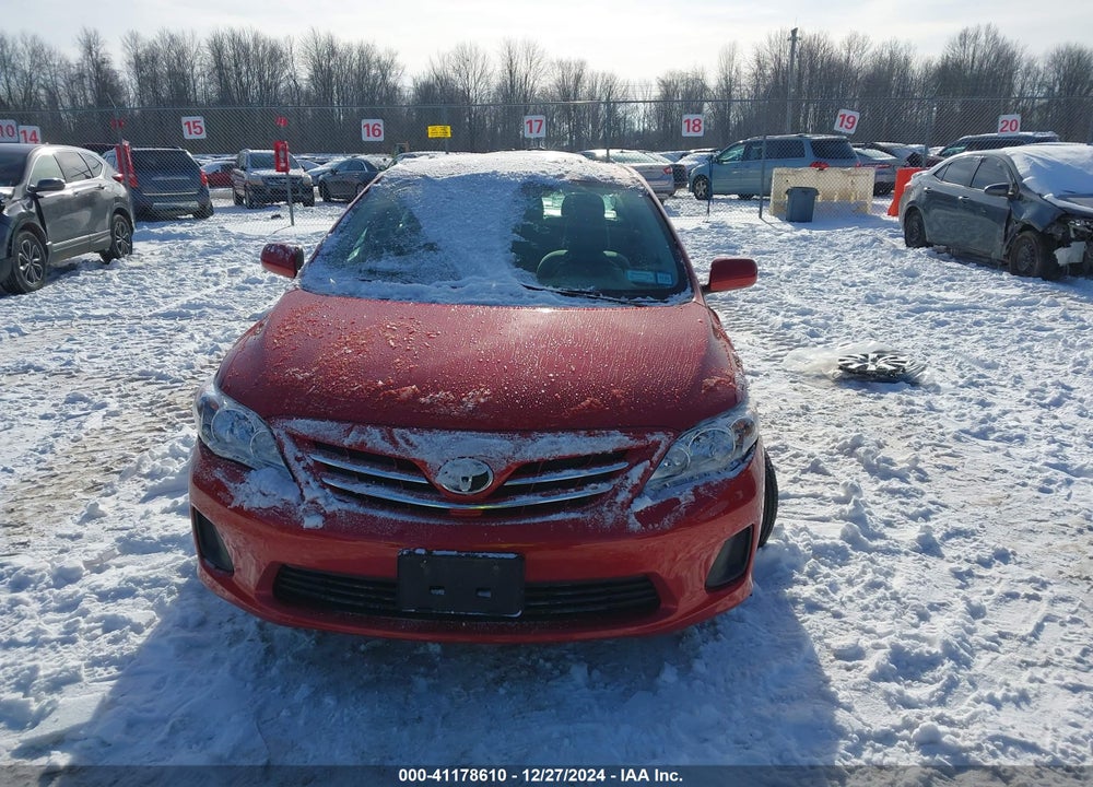 2013 TOYOTA COROLLA LE VIN: 2T1BU4EE0DC049834
