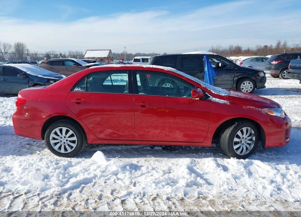 2013 TOYOTA COROLLA LE VIN: 2T1BU4EE0DC049834