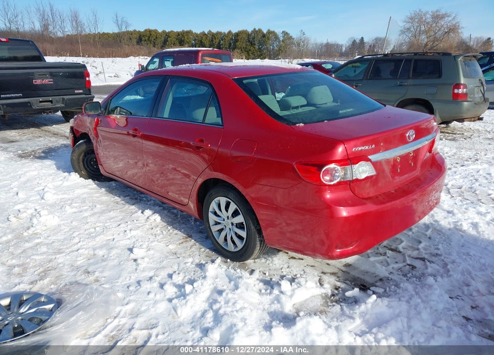 2013 TOYOTA COROLLA LE VIN: 2T1BU4EE0DC049834