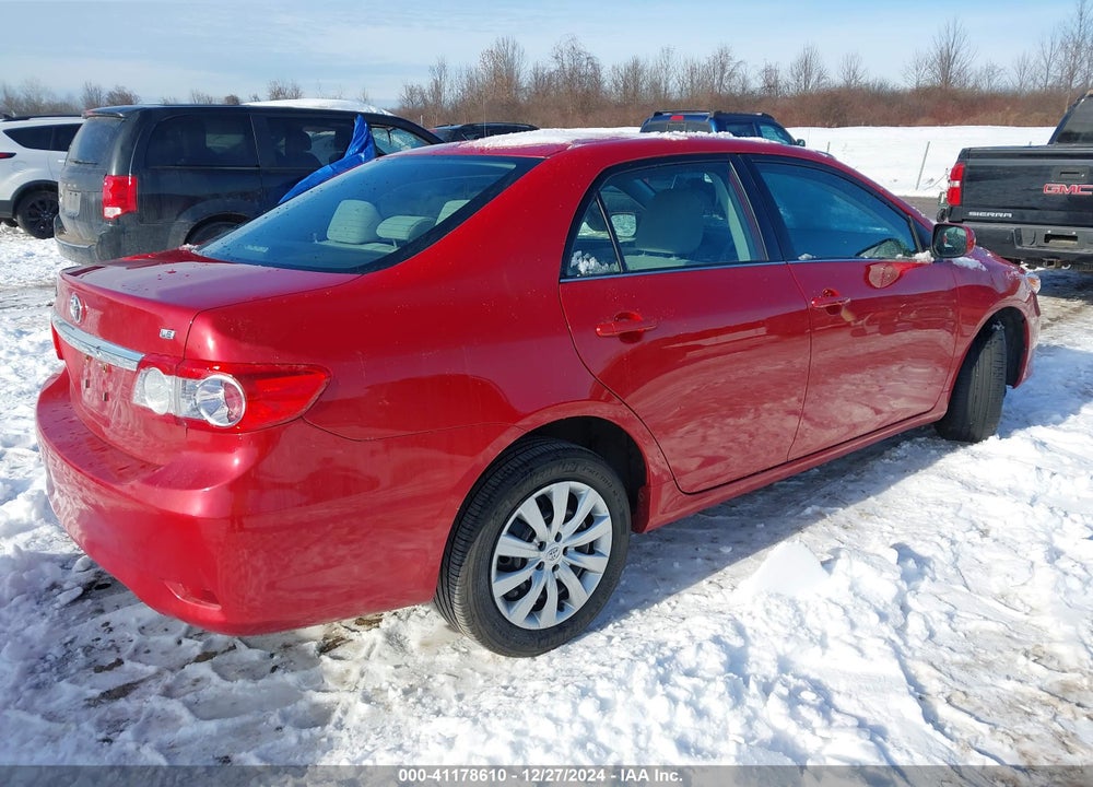2013 TOYOTA COROLLA LE VIN: 2T1BU4EE0DC049834