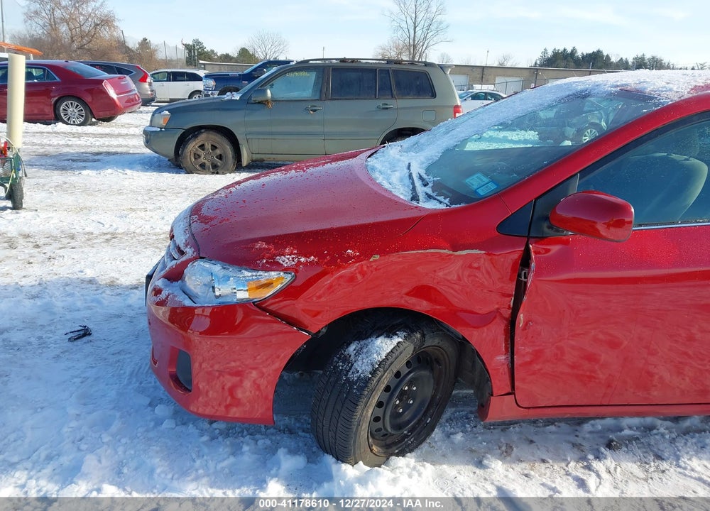2013 TOYOTA COROLLA LE VIN: 2T1BU4EE0DC049834
