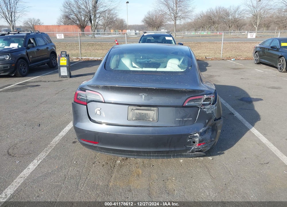 2023 TESLA MODEL 3 LONG RANGE DUAL MOTOR ALL-WHEEL DRIVE VIN: 5YJ3E1EB1PF703360