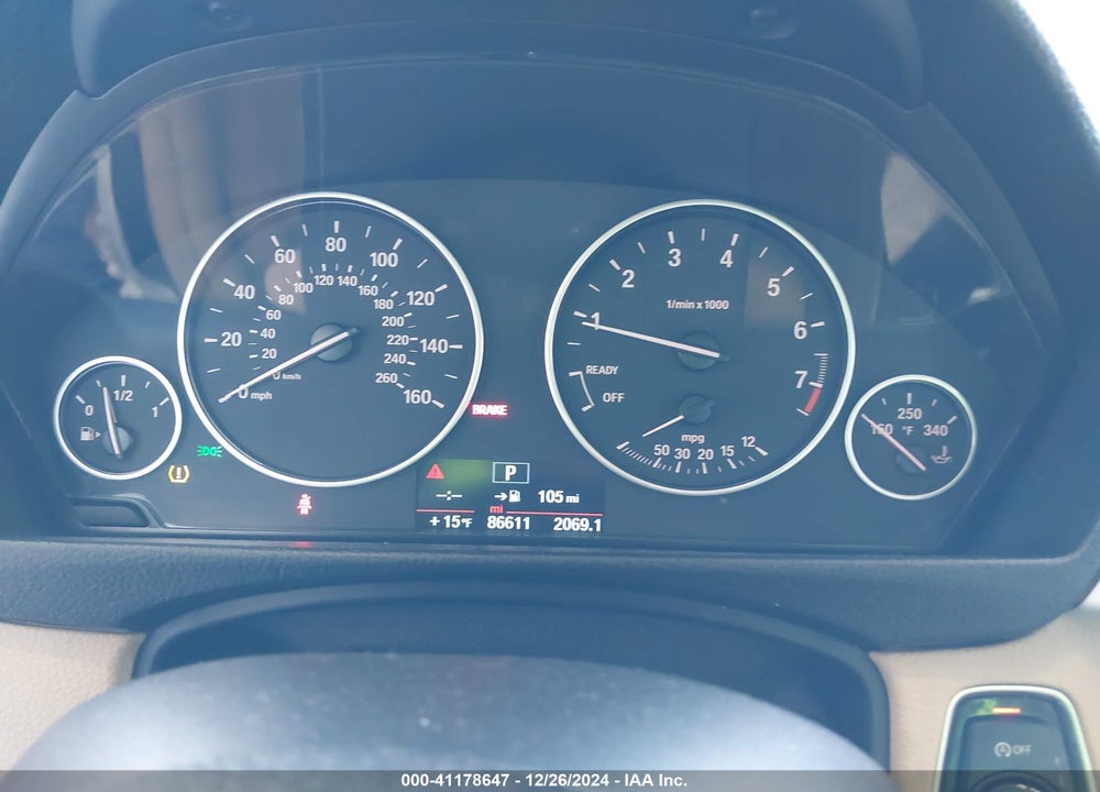 2014 BMW 320I XDRIVE VIN: WBA3C3C5XEF984207