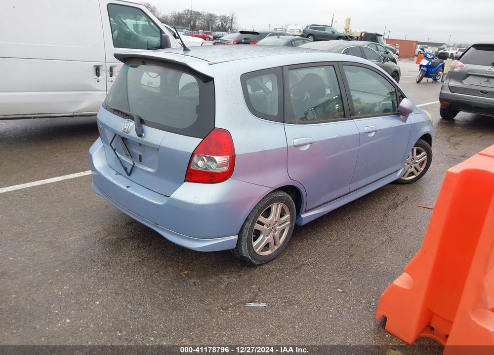 2008 HONDA FIT VIN: JHMGD38678S049448