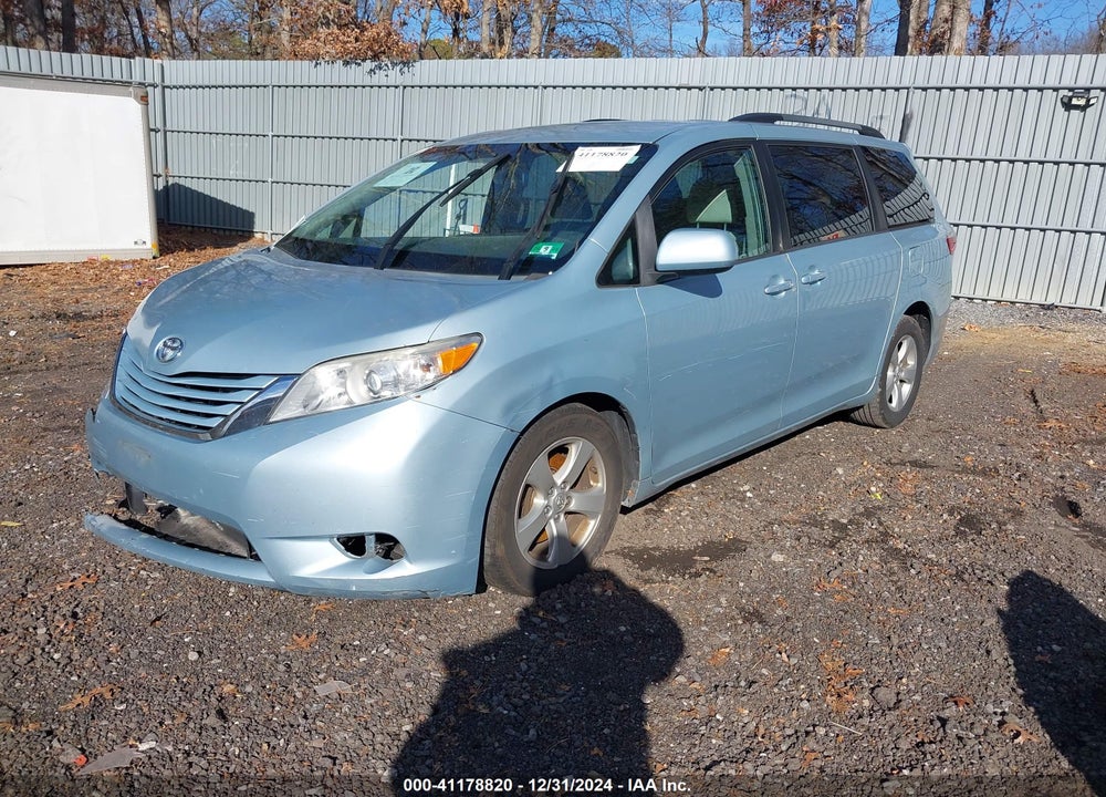 2016 TOYOTA SIENNA LE 8 PASSENGER VIN: 5TDKK3DC1GS714543