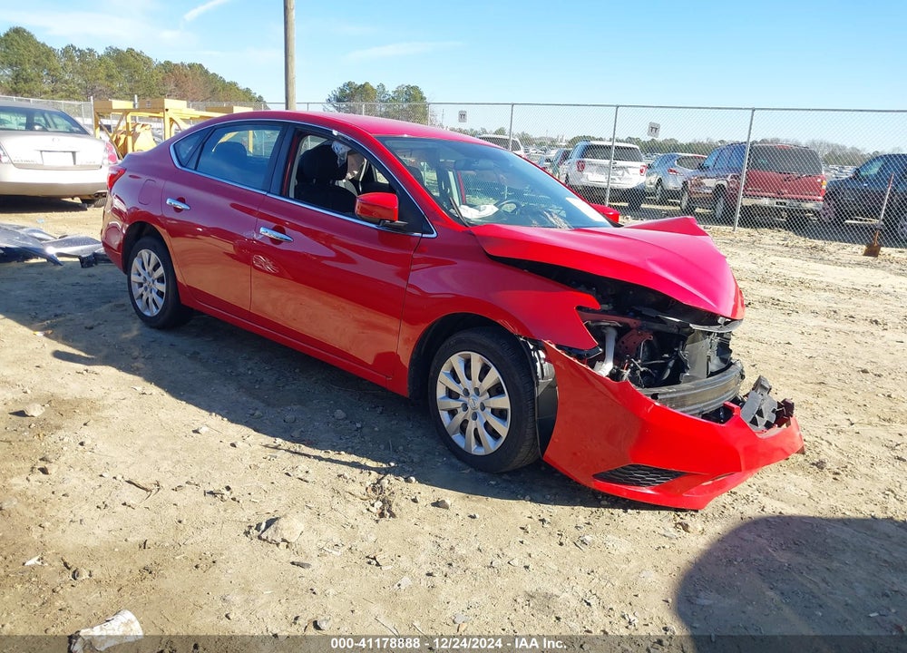 2017 NISSAN SENTRA SV VIN: 3N1AB7AP3HL692629
