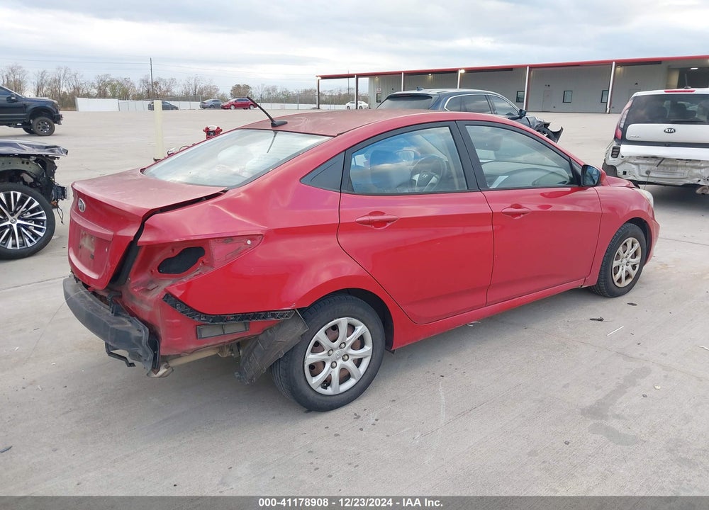 2013 HYUNDAI ACCENT GLS VIN: KMHCT4AE4DU390441