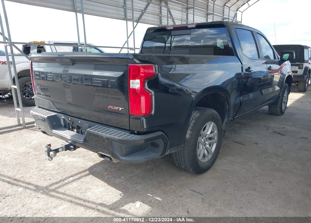 2020 CHEVROLET SILVERADO 1500 4WD SHORT BED RST VIN: 3GCUYEED7LG237524