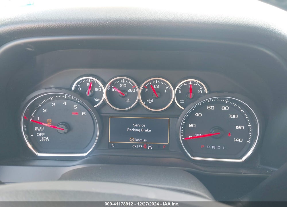 2020 CHEVROLET SILVERADO 1500 4WD SHORT BED RST VIN: 3GCUYEED7LG237524