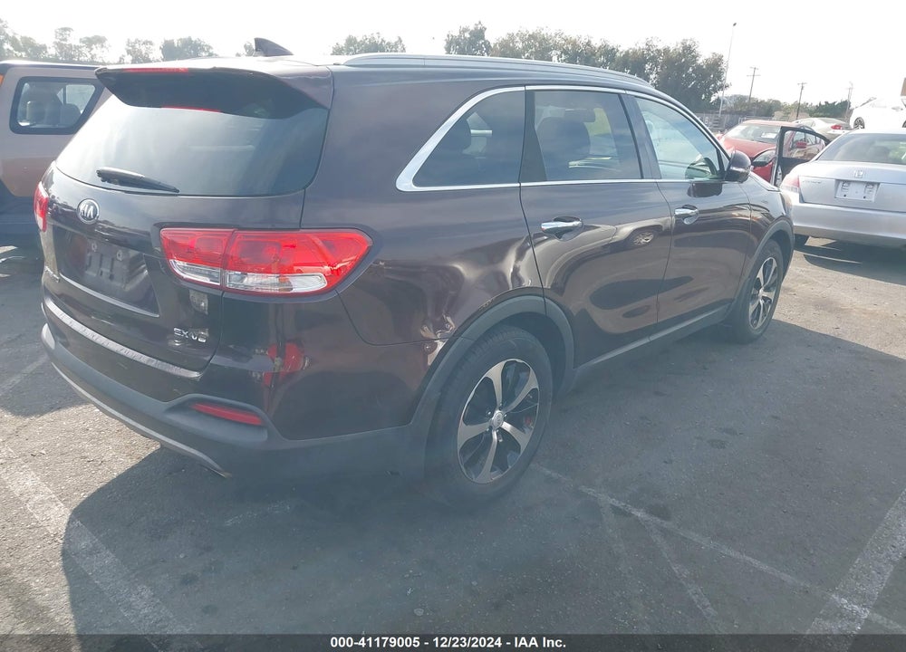 2016 KIA SORENTO 3.3L EX VIN: 5XYPH4A52GG072069
